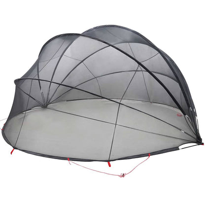vidaXL Pooldome Zwart 472 x 460 x 229 cm 185T polyester met PU-coating