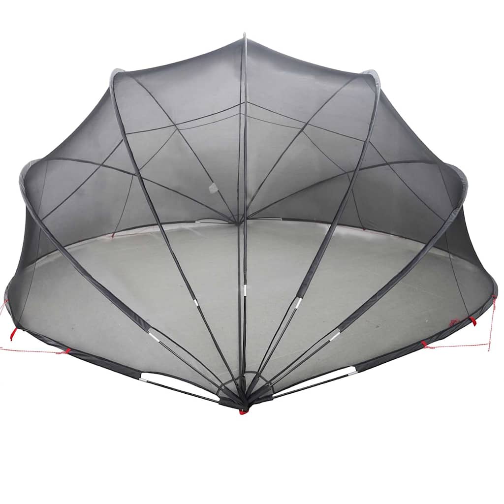 vidaXL Pooldome Zwart 472 x 460 x 229 cm 185T polyester met PU-coating
