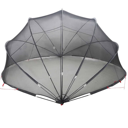 vidaXL Pooldome Zwart 472 x 460 x 229 cm 185T polyester met PU-coating