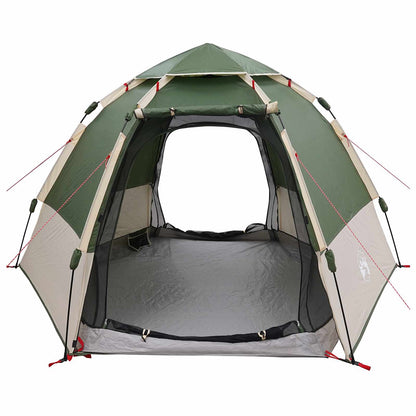 Detail van de vidaXL instant tent met open ingang en ruime binnenruimte.