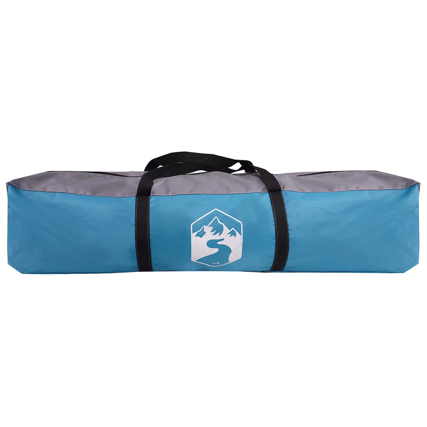 Blauwe opbergtas van vidaXL voor de instant tent, met handvat en stevige rits.