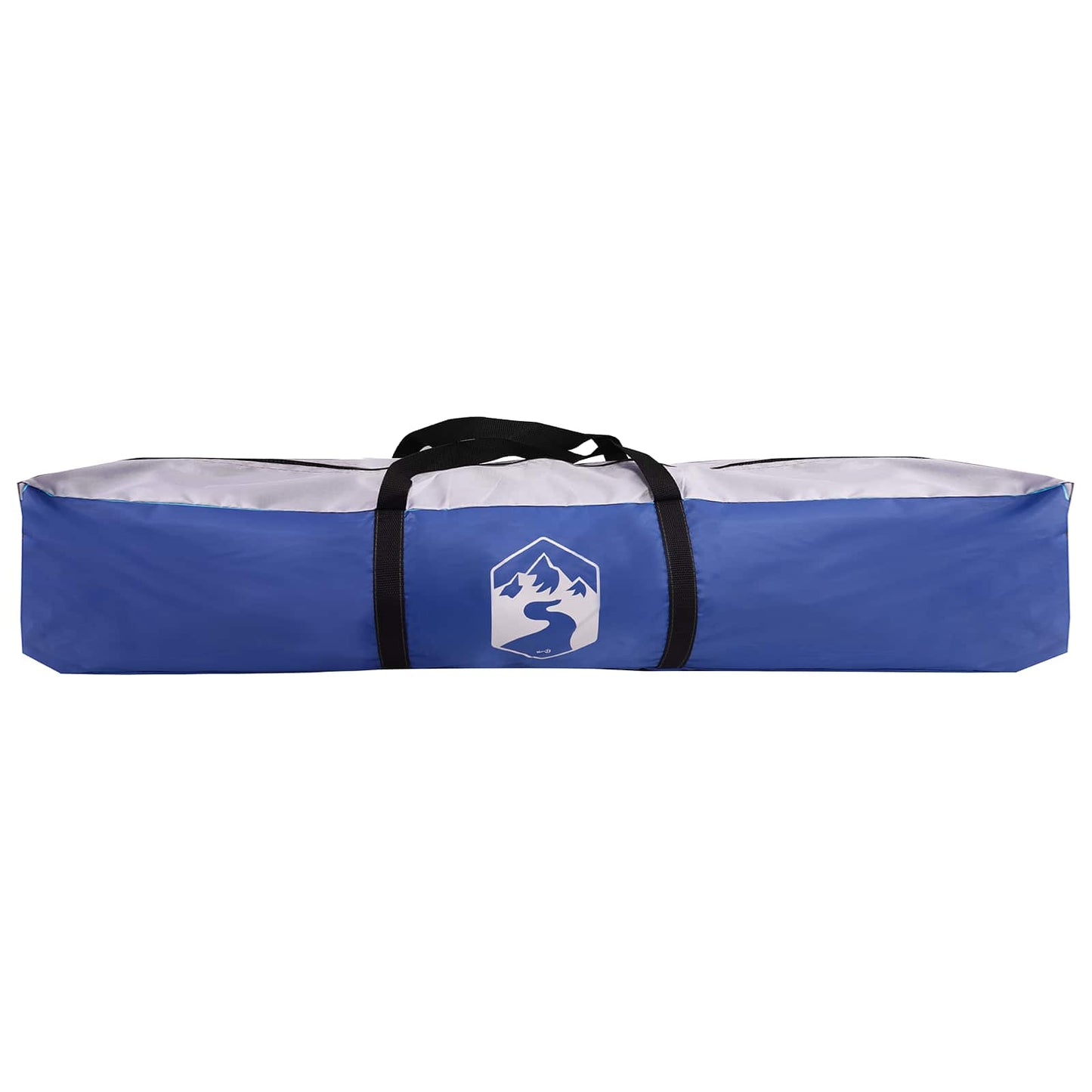 Draagtas van de vidaXL Instant Tent in azure blauw, met stevige handvatten.