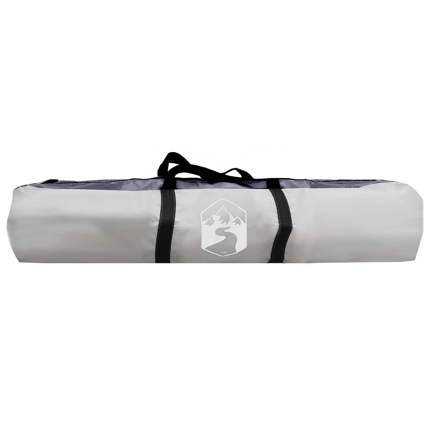 Draagtas van de vidaXL Instant Tent, grijs met zwart, voor eenvoudig transport.