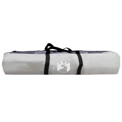 Draagtas van de vidaXL Instant Tent, grijs met zwart, voor eenvoudig transport.