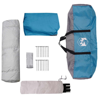 Detail van de vidaXL Instant tent met accessoires, inclusief haringen en opbergtas.