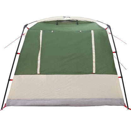 Detail van de groene vidaXL partytent met waterdichte achterzijde en stevige bevestigingen.