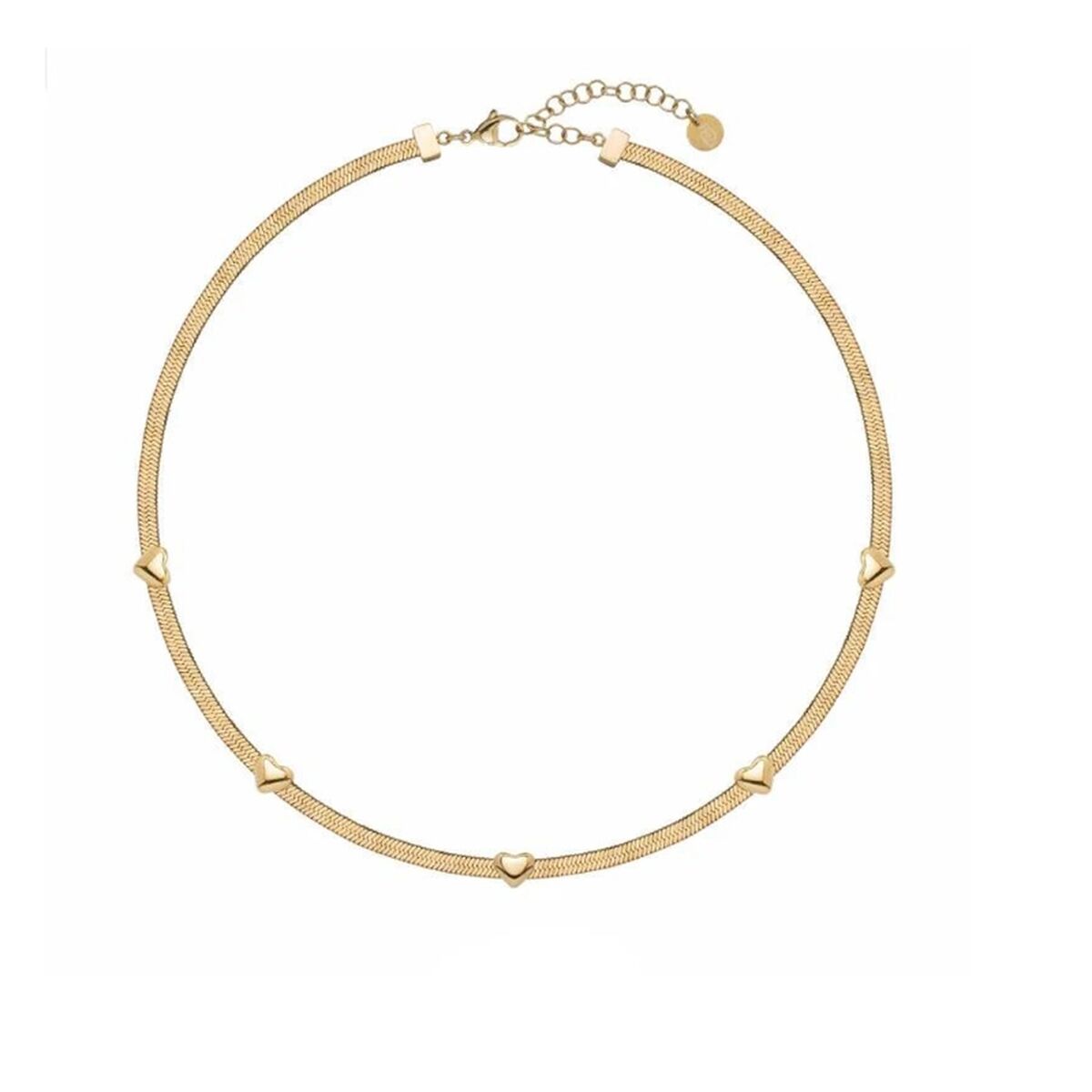 Gouden LIU JO armband met elegante hartvormige details en een stijlvolle afwerking.