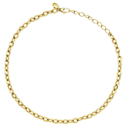 Gouden Breil ketting voor dames met elegante afwerking en tijdloos ontwerp.