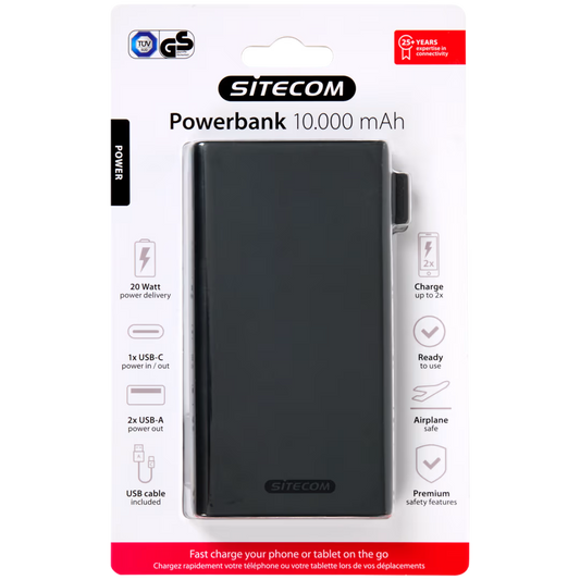 Powerbank 10000 mah - Vol Geladen- Draaimolen - Click & Collect