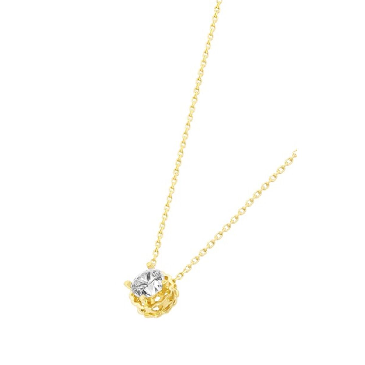 Gouden Lotus ketting voor dames met een elegante, tijdloze hanger.
