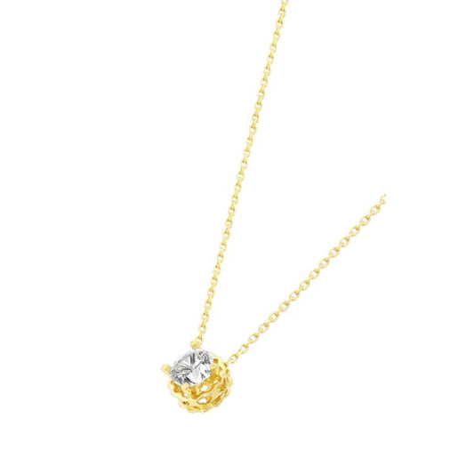 Gouden Lotus ketting voor dames met een elegante, tijdloze hanger.