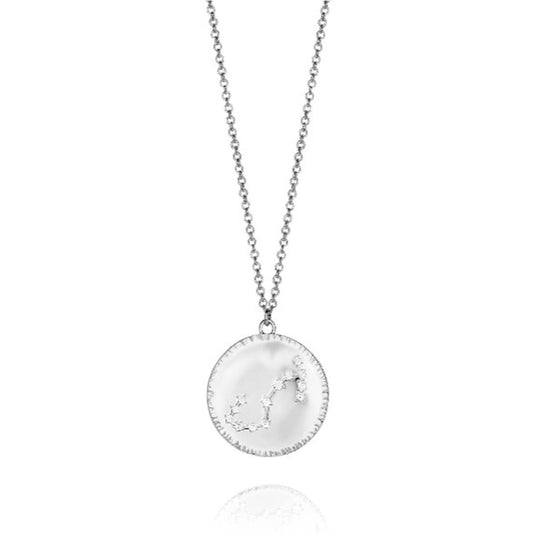 Viceroy ketting voor dames van sterling zilver met elegante ronde hanger.
