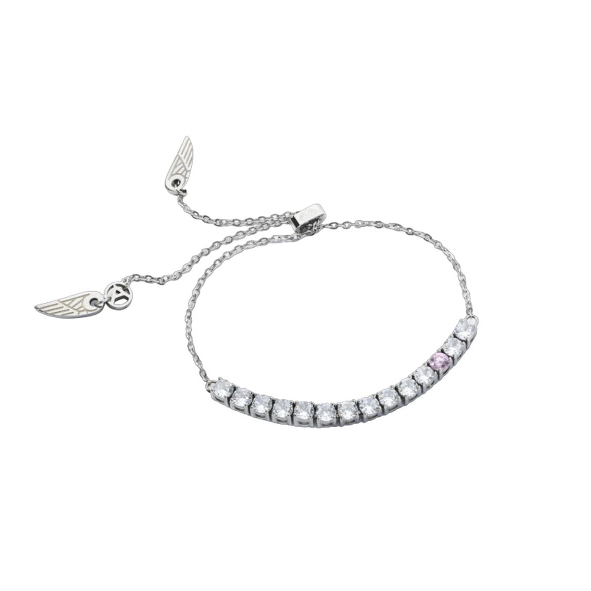 Elegante AN Jewels armband voor dames met glinsterende stenen en zilveren afwerking.