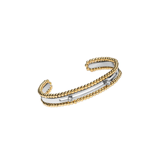 Elegante AN Jewels armband voor dames met gouden en zilveren details.