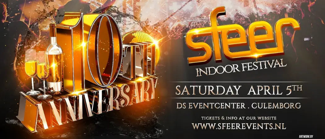 SFEER 10 YEAR ANNIVERSARY INDOOR FESTIVAL 5 APRIL 2025